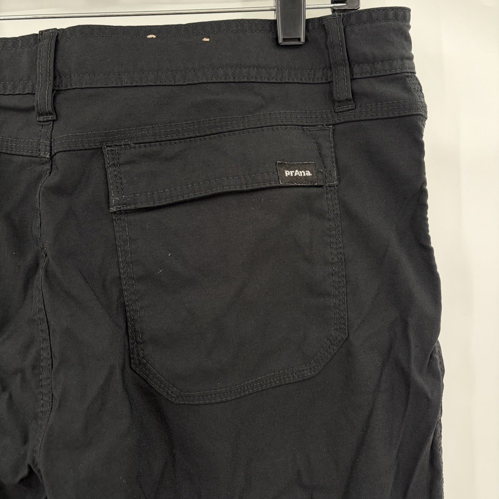 PrAna Zion Pants Mens 33x31 Cargo Belted Stretch Relaxed Hiking Outdoors Black - Picture 5 of 10